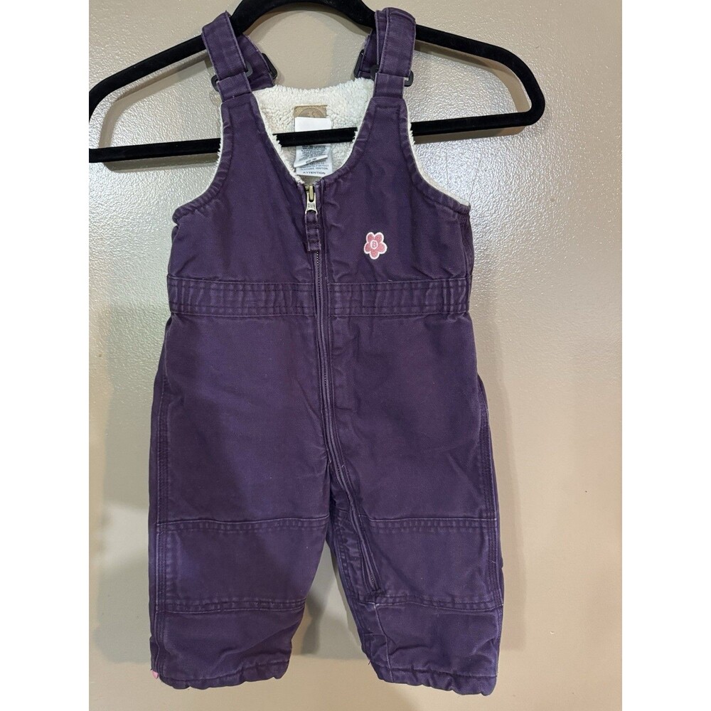 Berne 18 Month Toddler Purple Insulated Coveralls